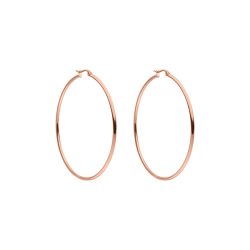 Purelei Hoops Ohrringe 100% Edelstahl 1 ct Hellbraun Damen