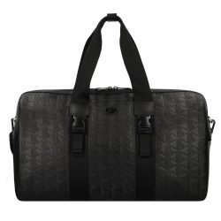 Lacoste Nomogramme Weekender Reisetasche Leder 50 cm Reisetaschen 1 ct Schwarz Herren