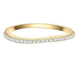 Glanzstücke München Ring aus Sterling Silber in gelbgold mit Zirkonia Ringe 1 ct Damen
