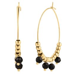 EASTSIDE Ohrringe aus Edelstahl in Gelbgold 1 ct Damen