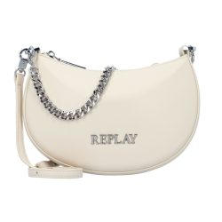 Replay Schultertasche 23 cm Handtaschen 1 ct Weiss Damen