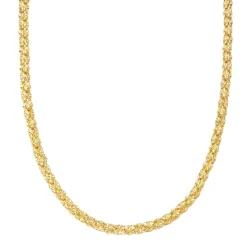 Yokoamii Halskette aus Messing in gelbgold Ketten 1 ct Damen