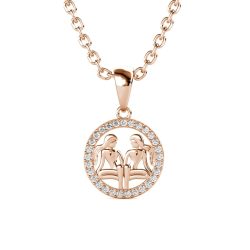 MYC-Paris Zwillinge Sternzeichen Halskette und Anhänger Ketten 1 ct Damen
