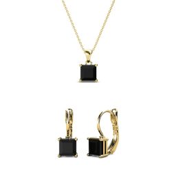 MYC-Paris Quadratisches Set Schmuck-Set 1 ct Weiss Damen