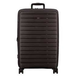 Jump Striper 4 Rollen Trolley 68 cm mit Dehnfalte Reisetaschen 1 ct Schwarz Herren