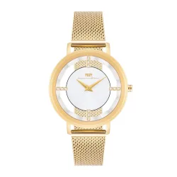 Rhodenwald & Söhne Armband-Uhr Lucrezia aus Edelstahl in gelbgold Uhren 1 ct Damen