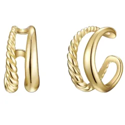 Glanzstücke München - Ohrklemme, 11mm, Gold