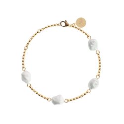 Purelei Malahi Armband 100% Edelstahl Armbänder & Armreife 1 ct Hellbraun Damen
