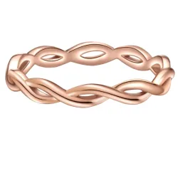 Glanzstücke München Ring Sterling Silber in Roségold Ringe 1 ct Damen