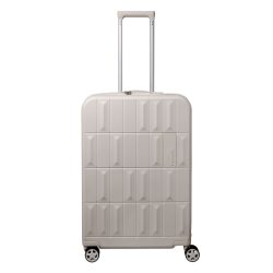 Travelite Panello 4 Rollen Trolley M 65 cm mit Dehnfalte Reisetaschen 1 ct Weiss Herren