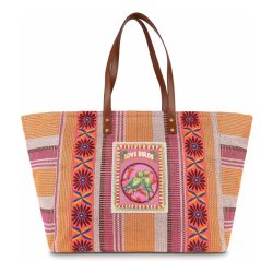 Oilily Stripes Shopper Handtaschen 1 ct Orange Damen