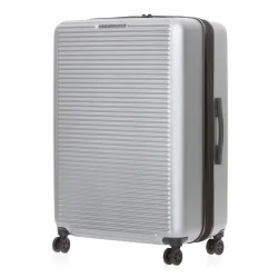 Mandarina Duck Tank Case 4 Rollen Trolley L 75 cm mit Dehnfalte Reisetaschen 1 ct Silber Herren