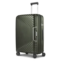 Redolz Essentials 01 4 Rollen Trolley M 66 cm mit Dehnfalte Koffer & Trolleys 1 ct Grün Herren