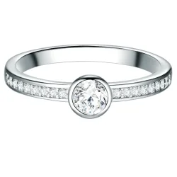 Trilani Ring Sterling Silber Zirkonia in Silber Ringe 1 ct Damen