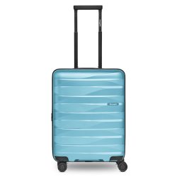 bergpfeil Travel 4-Rollen Kabinentrolley S 55 cm mit Dehnfalte Reisetaschen 1 ct Grau Herren