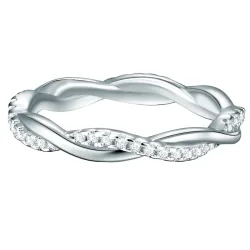 Trilani Ring aus Sterling Silber in silber mit Zirkonia Ringe 1 ct Weiss Damen