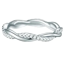 Trilani Ring aus Sterling Silber in silber mit Zirkonia Ringe 1 ct Weiss Damen