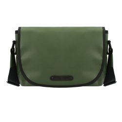 Greenburry Upcycled Tarpaulin Umhängetasche Accessoire-Trend für Herbst & Winter 2024 1 ct Grün Herren