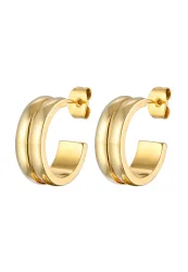 Elli Creolen Stecker Damen Modern Ohrringe 1 ct