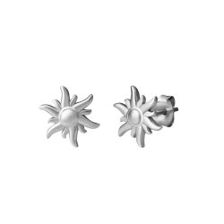 Glanzstücke München Ohrstecker Sonne aus Sterling Silber in silber Ohrringe 1 ct Damen