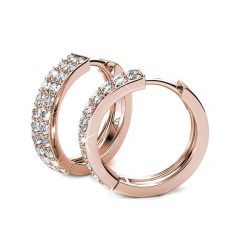 MYC-Paris Glamouröse Creolen Ohrringe 1 ct Damen