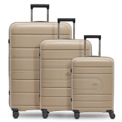 Redolz Essentials 11 3-SET 4 Rollen Kofferset 3-teilig Reisetaschen 1 ct Nude Herren