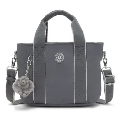 Kipling Minta Schultertasche Handtaschen 1 ct Grau Damen
