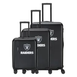 Travelite travelite x NFL 4 Rollen Kofferset 3-teilig mit Dehnfalte Koffer & Trolleys 1 ct Schwarz Herren