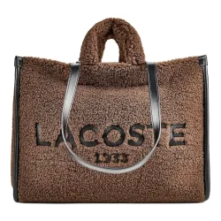 Lacoste, Lacoste - Shopper-Tasche, für Damen, Dunkelbraun, Größe Onesize
