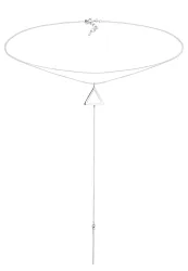 Elli Choker Y-Kette Dreieck 925 Sterling Silber Ketten 1 ct Damen