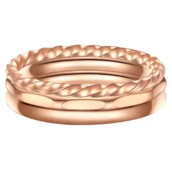 EASTSIDE Ring Edelstahl in Roségold Ringe 1 ct Damen