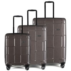 Epic Crate Reflex 4-Rollen Kofferset 3tlg. Reisetaschen 1 ct Braun Herren