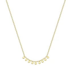 Glanzstücke München Halskette Sterling Silber in Gelbgold Ketten 1 ct Damen