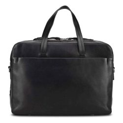 Jost Arva Aktentasche Leder 36 cm Laptopfach Laptoptaschen 1 ct Schwarz Herren