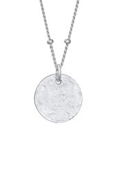 Elli Kugelkette Disc Plättchen 925 Silber Ketten 1 ct Damen