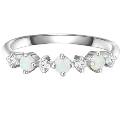 Glanzstücke München Ring Sterling Silber Zirkonia in Silber Ringe 1 ct Damen