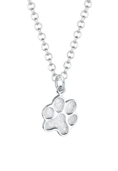 Elli - Halskette Tier Pfote 925 Sterling Silber, 45cm
