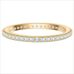 Glanzstücke München Ring aus Sterling Silber in gelbgold Ringe 1 ct Damen
