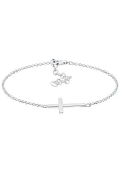 Elli - Armband Kreuz Symbol, 19cm, Silber