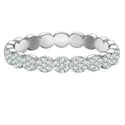 Glanzstücke München Ring aus Sterling Silber in silber mit Zirkonia Ringe 1 ct Damen