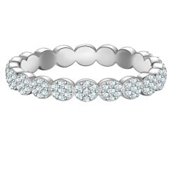 Glanzstücke München Ring aus Sterling Silber in silber mit Zirkonia Ringe 1 ct Damen