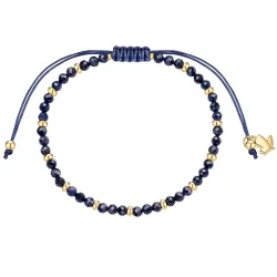 Glanzstücke München Armband aus Edelstahl in Gelbgold mit Saphir Armbänder & Armreife 1 ct Damen