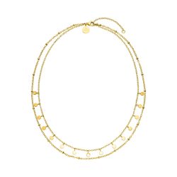 Purelei Plain Kette 100% Edelstahl Ketten 1 ct Hellbraun Damen