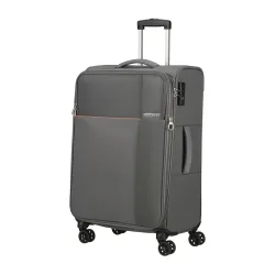 American Tourister Fun Cruise 4 Rollen Trolley 68 cm Reisetaschen 1 ct Grau Herren