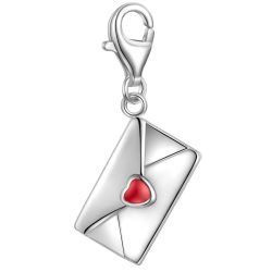 Rafaela Donata Charm Umschlag aus Sterling Silber in Silber Ketten 1 ct Damen