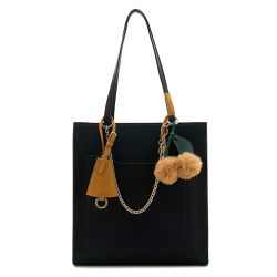 Seidenfelt Lyby Schultertasche Handtaschen 1 ct Schwarz Damen