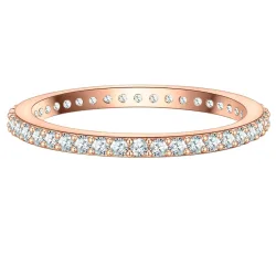 Glanzstücke München Ring aus Sterling Silber in roségold Ringe 1 ct Damen