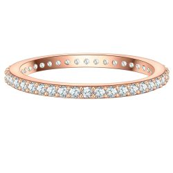 Glanzstücke München Ring aus Sterling Silber in roségold Ringe 1 ct Damen
