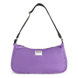 Wouf Glossy Schultertasche Handtaschen 1 ct Grau Damen