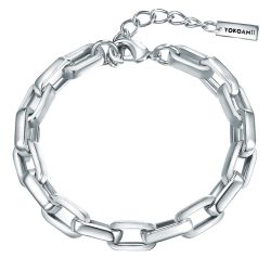 Yokoamii Armband Metall-Legierung in Silber Armbänder & Armreife 1 ct Damen